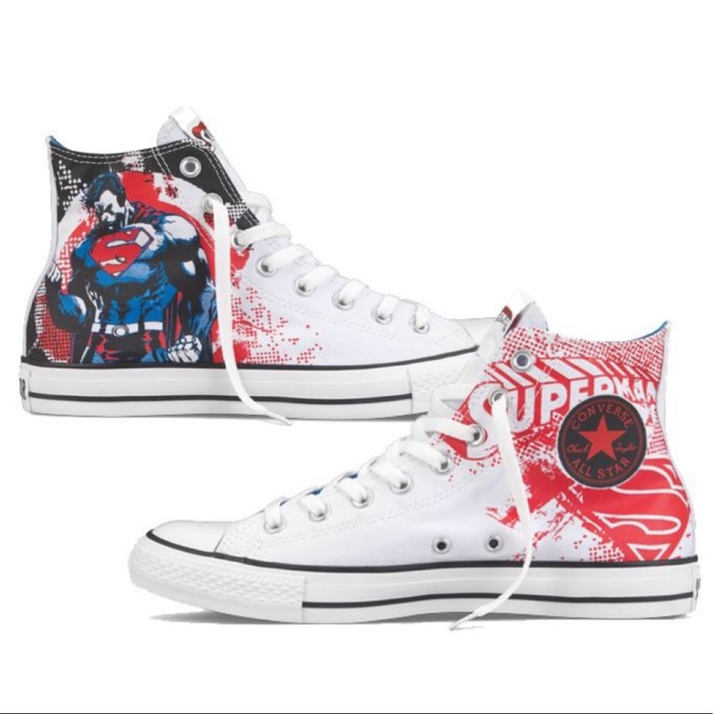 Kid’s Superman Converse Hi-Tops